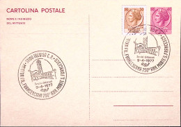 1977-TREVISO MOSTRA FIL. FRANCESCANA Annullo Speciale (9.4) Su Cartolina Postale - 1971-80: Marcofilie