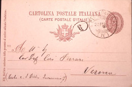 1902-Pisa-Genova/IV C.2 (20.2) Su Cartolina Postale C.10 Mill. 901 - Entero Postal