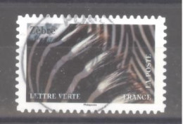 France Autoadhésif Oblitéré (Animaux En Couleurs - Zèbre) Cachet Rond) - Used Stamps