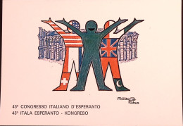 1974-VERONA Congr. Italiano Esperanto (15.9) Annullo Speciale Su Cartolina - Esperanto