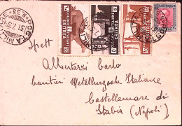 1936-Posta Militare/n.55 C.2 (31.7) Su Busta Affrancata Eritrea Ordinaria C.20 + - Eritrea