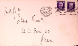 1945-Imperiale Sopr. PM Due C.50 (7) Su Busta Firenze (29.5) - Poststempel