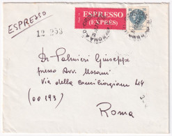 1971-Siracusana Lire 200 (1084) Isolato Su Espresso Roma (21.2) - 1971-80: Poststempel