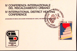 1980-SIRMIONE Conferenza Internazionale Riscaldamento Urbano (12.5) Annullo Spec - 1971-80: Marcofilia