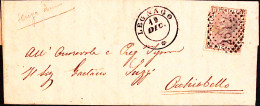 1872-LEGNAGO C.2 (19.12) + Punti Su Lettera Completa Testo Affrancata C.20 (L26) - Marcophilia