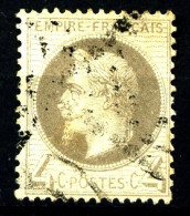 27 - 4c Gris Empire Lauré - Oblitéré - TB - 1863-1870 Napoléon III. Laure