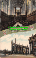 R493814 Cambridge. King College Chapel And Senate House. Woolstone Bros. The Mil - Monde