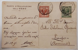 LIPSO - Cartolina Affrancata Poste Italiane Per Lugo - Egée