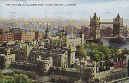 AK 214684 ENGLAND - London - The Tower Of London And Tower Bridge - Tower Of London