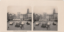 Malaga , Place De La Constitution  Photo 1905 Dim 18 X 9 Cm - Málaga