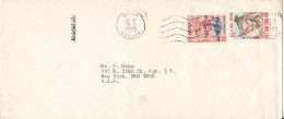 Vietnam Cover Sent To USA Saigon 9-2-1972 Topic Stamps - Vietnam