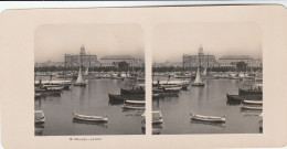 Malaga , Le Port  Photo 1905 Dim 18 X 9 Cm - Málaga
