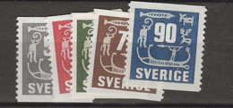 1954 MNH Sweden, Mi 396-400 Postfris** - Nuovi