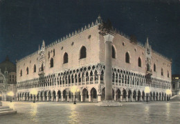 U6077 Venezia - Palazzo Ducale - Notturno Notte Nuit Night Nacht Noche / Viaggiata 1969 - Venezia (Venedig)