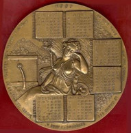 ** MEDAILLE  CALENDRIER  1989 ** - Otros & Sin Clasificación