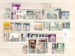 1973  MNH Sweden, Year According To Michel, Postfris - Full Years