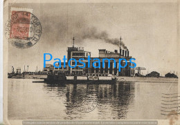 227654 RUSSIA UKRAINE KIEV THE DISTRICT ELECTRICAL POWER STATION SPOTTED CIRCULATED TO ARGENTINA POSTAL POSTCARD - Rusland