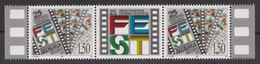 Yugoslavia 1997  25th International Film Festival, FEST, Cinematography, Movie, Middle Row MNH - Ungebraucht