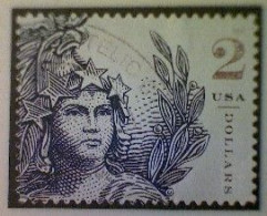 United States, Scott #5296, Used(o), 2018, Statue Of Freedom, $2.00, Indigo - Oblitérés