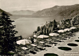 13919537 Brissago_Lago_Maggiore_TI Kurhaus Brenscino SEV Terrasse Mit Brissago - Other & Unclassified