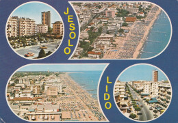 U6090 Saluti Da Jesolo Lido (Venezia) - Panorama Vedute Multipla / Viaggiata 1980 - Autres & Non Classés