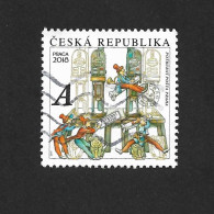 Czech Republic 2017 ⊙ Mi 933 Sc 371 Pneumatic Post Station And Postal Dwarves.Tschechische Republik - Used Stamps