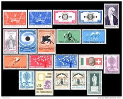 ITALIA REPUBBLICA - 1962 - Annata Completa - 21 Valori - Complete Year - ** MNH/VF - Años Completos