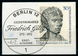 BERLIN 1972 Nr 426 Gestempelt Briefstück X5E81DA - Used Stamps