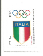 (REPUBBLICA ITALIANA) 2014, COMITATO OLIMPICO NAZIONALE ITALIANO - Francobollo Nuovo MNH - 2011-20: Nieuw/plakker