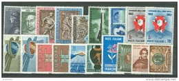 ITALIA REPUBBLICA - 1963 - Annata Completa - 19 Valori - Complete Year - ** MNH/VF - Años Completos