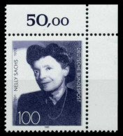 BRD 1991 Nr 1575 Postfrisch ECKE-ORE X8F7C12 - Unused Stamps