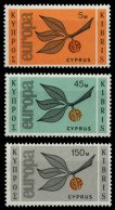 ZYPERN 1965 Nr 258-260 Postfrisch Ungebraucht S0422C6 - Unused Stamps
