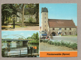 A0092} BRD - AK (DDR-Zeit) - Fürstenwalde - Heimattiergarten, Rathaus - Fuerstenwalde