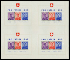 SCHWEIZ BLOCK KLEINBOGEN 1908-1944 Block 2 GB Ungebraucht X73CEBA - Blocks & Kleinbögen