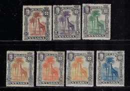 NYASSA  1901  SCOTT #26-32   MH   CV $11.20 - Nyasaland