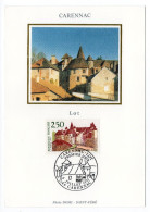 Carte Maximum 1991 - Carennac Lot - YT 2705 - 46 Carennac - 1990-1999