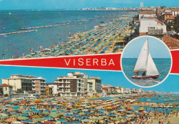 U6096 Viserba Di Rimini - Panorama Vedute Multipla / Viaggiata 1982 - Rimini