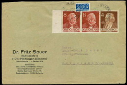 BERLIN 1952 Nr 94 Und 91 BRIEF MIF X78B5AA - Storia Postale