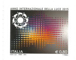 (REPUBBLICA ITALIANA) 2015, ANNO INTERNAZIONALE DELLA LUCE - Francobollo Nuovo MNH - 2011-20:  Nuovi