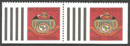 Canada Noel Christmas 1990 Paix Peace MNH ** Neuf SC (C12-97cprb) - Natale