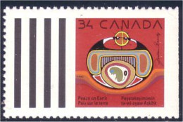 Canada Noel Christmas 1990 Paix Peace MNH ** Neuf SC (C12-97da) - Ungebraucht