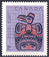 Canada Noel Christmas 1990 Corbeau Raven Inuit MNH ** Neuf SC (C12-96a) - Nuovi