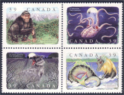 Canada Folklore Se-tenant MNH ** Neuf SC (C12-92aa) - Cuentos, Fabulas Y Leyendas