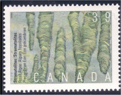 Canada Algue Fossile Algae Prehistoric Dinosaure MNH ** Neuf SC (C12-81c) - Fossili