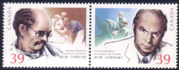 Canada Bethune Se-tenant MNH ** Neuf SC (C12-65aa) - Ungebraucht