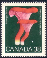 Canada Champignon Cantharellus Cinnabarinus Mushroom MNH ** Neuf SC (C12-47b) - Champignons