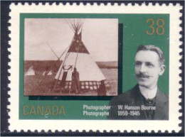 Canada Photographie W. Hanson Boone Indians Teepee Photography MNH ** Neuf SC (C12-38a) - Ungebraucht