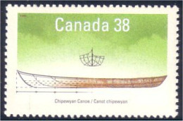 Canada Canot Chipewyan Canoe MNH ** Neuf SC (C12-29c) - Indiani D'America