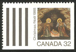 Canada Noel Christmas 1988 Nativity MNH ** Neuf SC (C12-25cdb) - Navidad