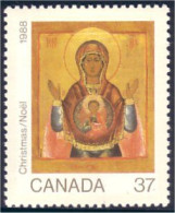 Canada Noel Christmas 1988 Vierge Enfant Madonna Child MNH ** Neuf SC (C12-22a) - Navidad